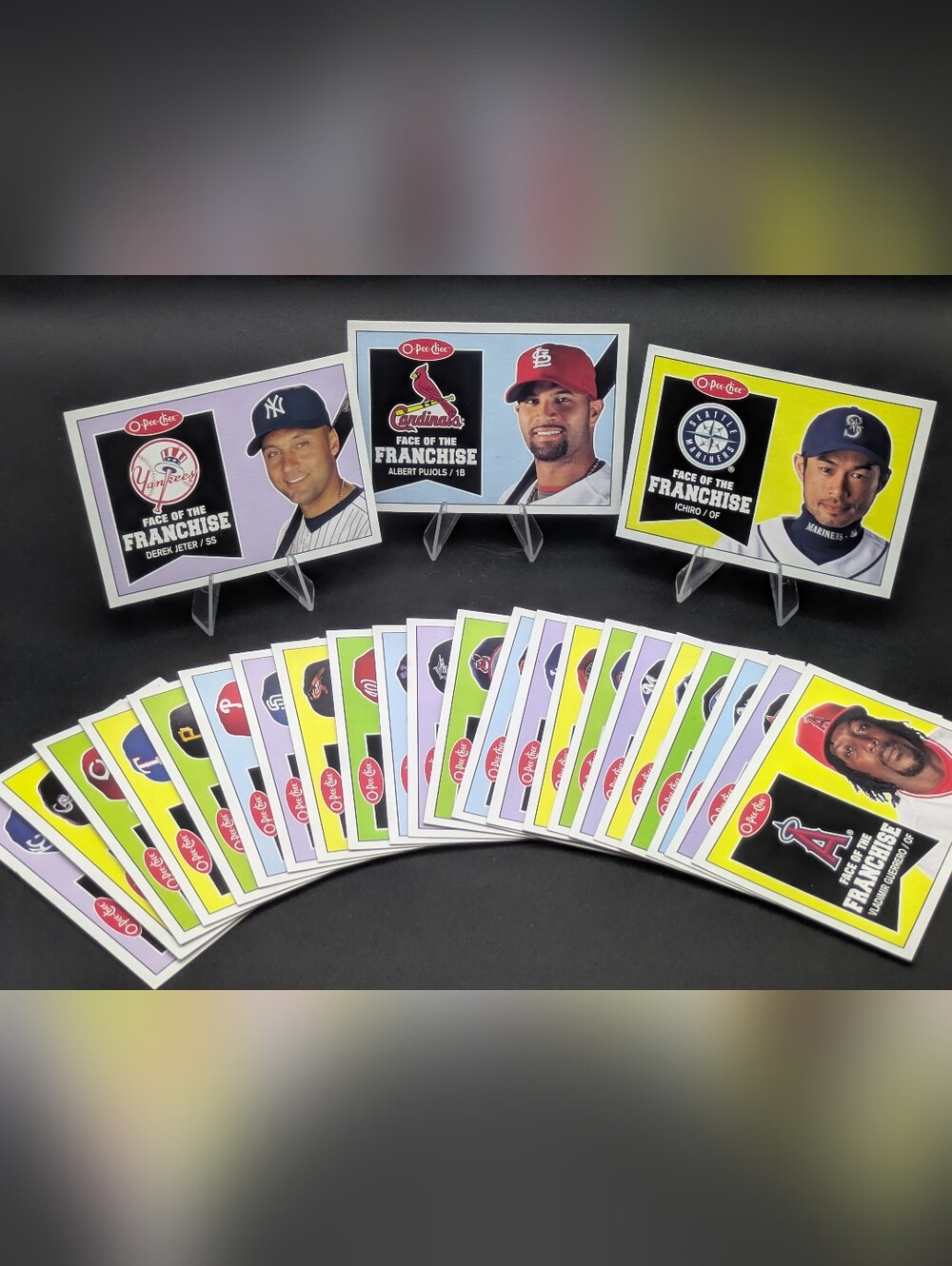 2009 O-Pee-Chee Face of the Franchise 25 Card Lot Near Complete Insert Set HOF